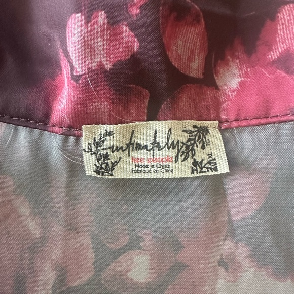 Free People Dreamy Days Pajama Set - Wine, XL - Picture 10 of 10